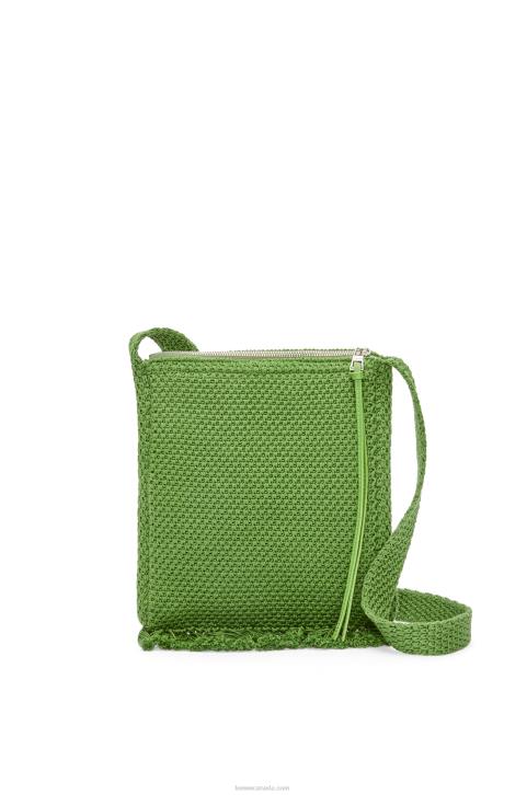 Loewe Fringes crossbody bag in organic cotton 688V231 Men Green