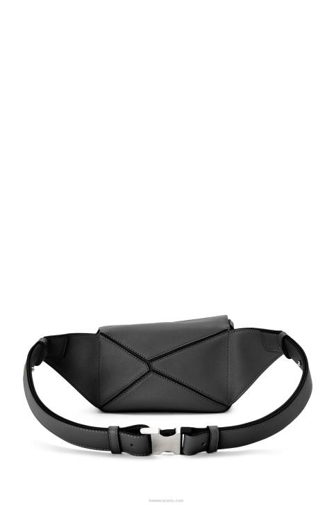 Loewe Mini Puzzle bumbag in classic calfskin 688V279 Men Black