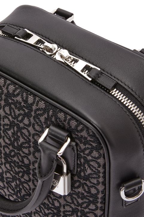 Loewe Amazona 15 in Anagram jacquard and calfskin 688V147 Men Anthracite/Black