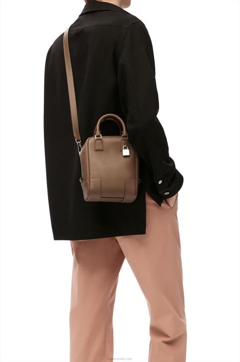 Loewe Amazona 15 in nappa calfskin 688V191 Men Winter Brown