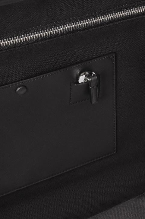 Loewe Amazona 44 bag in Anagram jacquard and calfskin 688V148 Men Anthracite/Black