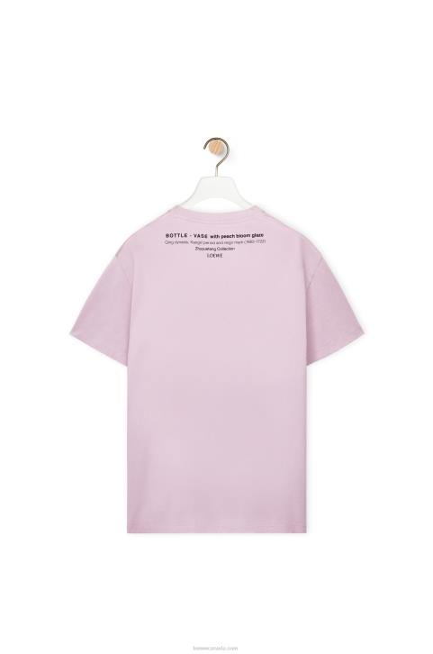 Loewe Ceramic print T-shirt in cotton 688V819 Men Lilac