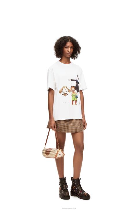 Loewe Heen, Markl and Turnip Head T-shirt in cotton 688V831 Men White