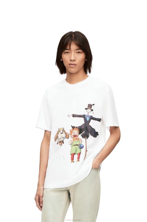 Loewe Heen, Markl and Turnip Head T-shirt in cotton 688V831 Men White