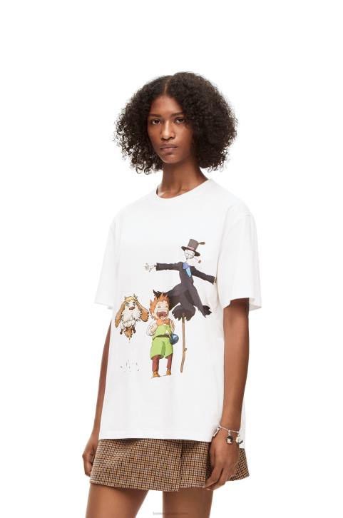 Loewe Heen, Markl and Turnip Head T-shirt in cotton 688V831 Men White