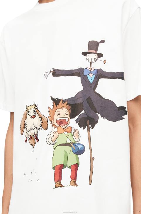 Loewe Heen, Markl and Turnip Head T-shirt in cotton 688V831 Men White