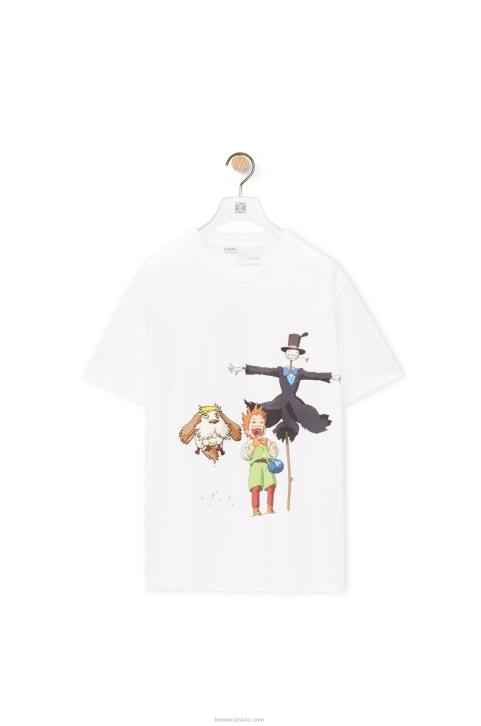 Loewe Heen, Markl and Turnip Head T-shirt in cotton 688V831 Men White