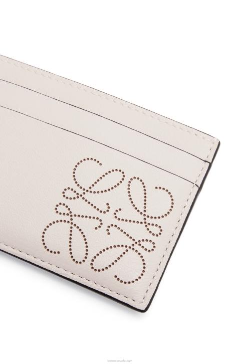 Loewe Brand plain cardholder 688V1387 Women Light Oat/Tan
