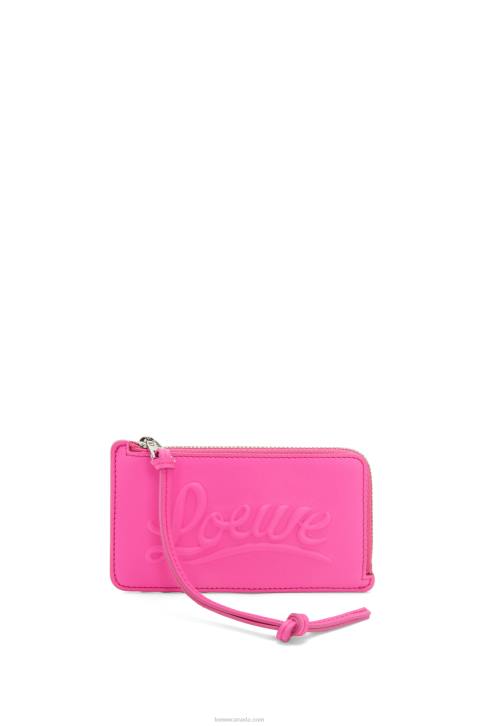 Loewe Large coin holder in classic calfskin 688V1330 Women Fuchsia