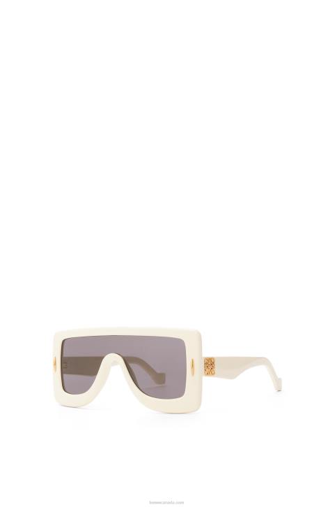 Loewe Anagram mask sunglasses in acetate 688V1473 Women Ivory