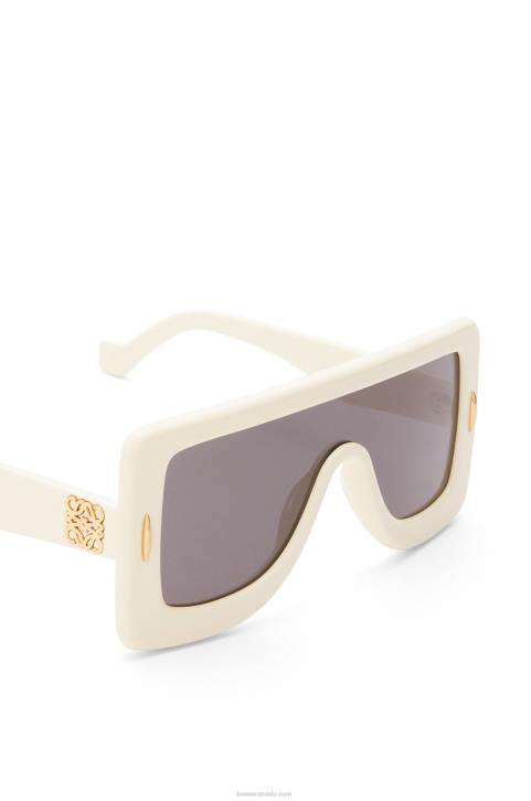 Loewe Anagram mask sunglasses in acetate 688V1473 Women Ivory