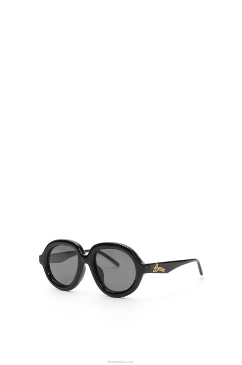 Loewe Aviator sunglasses in acetate 688V1485 Women Black
