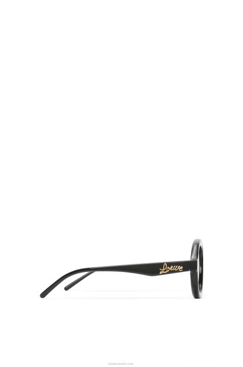 Loewe Aviator sunglasses in acetate 688V1485 Women Black
