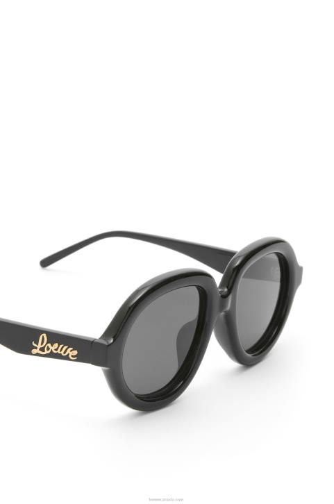 Loewe Aviator sunglasses in acetate 688V1485 Women Black