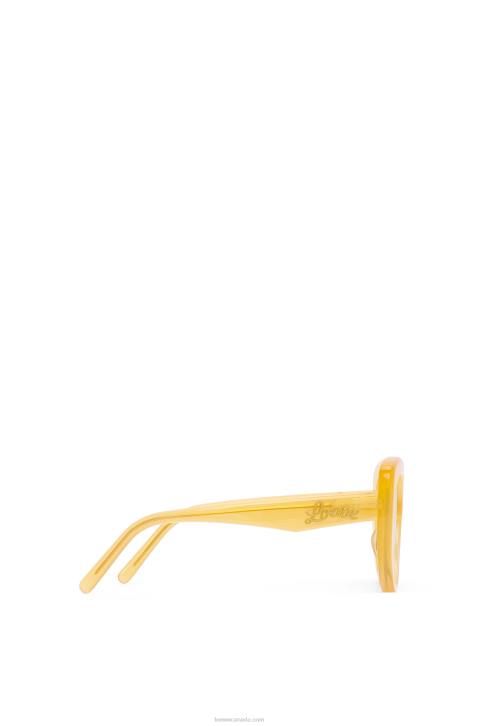Loewe Butterfly sunglasses in acetate 688V1505 Women Canary Yellow