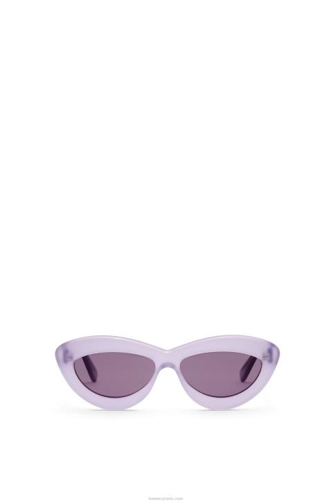 Loewe Cateye sunglasses in acetate 688V1508 Women Lilac