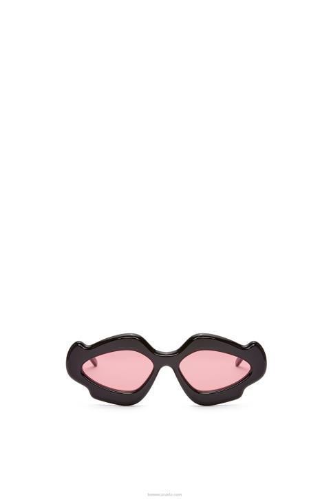 Loewe Flame sunglasses in acetate 688V1465 Women Shiny Black