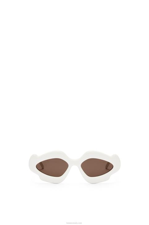 Loewe Flame sunglasses in acetate 688V1466 Women Ivory
