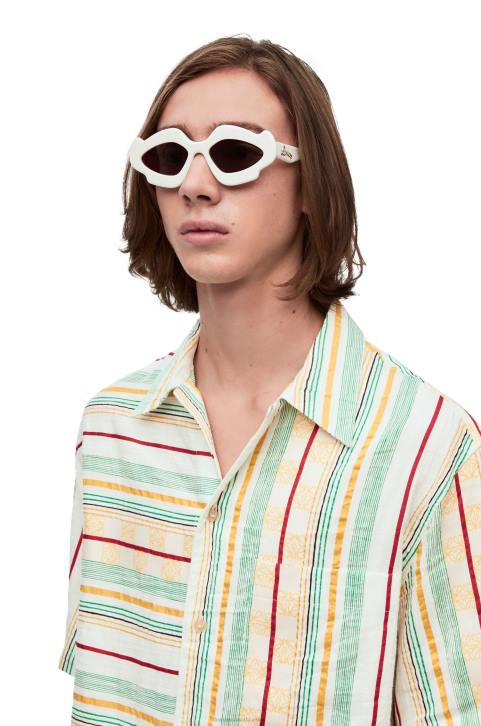 Loewe Flame sunglasses in acetate 688V1466 Women Ivory