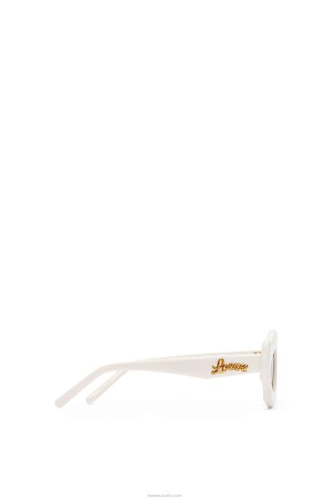 Loewe Flame sunglasses in acetate 688V1466 Women Ivory