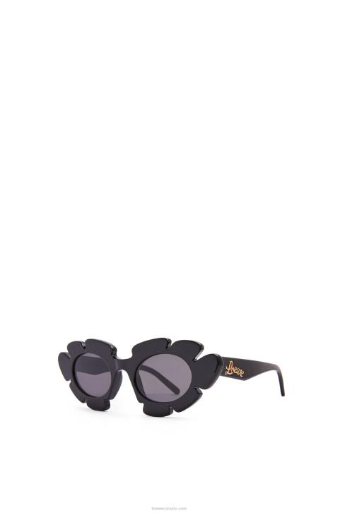 Loewe Flower sunglasses in injected nylon 688V1464 Women Black