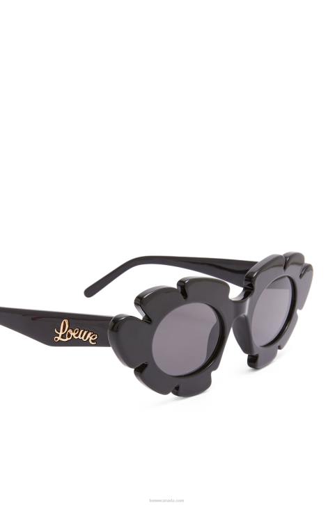 Loewe Flower sunglasses in injected nylon 688V1464 Women Black