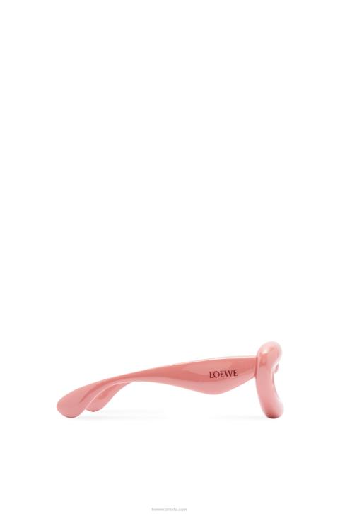 Loewe Inflated cateye sunglasses in nylon 688V1421 Women Dusty Pink