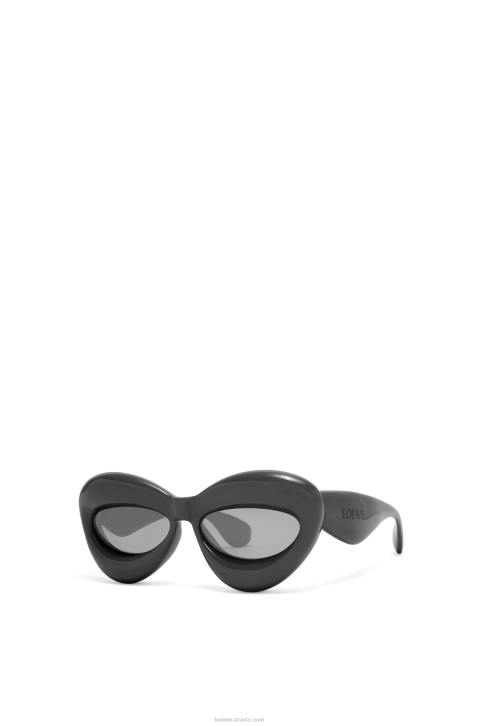 Loewe Inflated cateye sunglasses in nylon 688V1423 Women Black