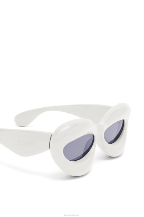 Loewe Inflated cateye sunglasses in nylon 688V1424 Women Grey