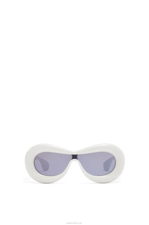 Loewe Inflated mask sunglasses in nylon 688V1499 Women Grey