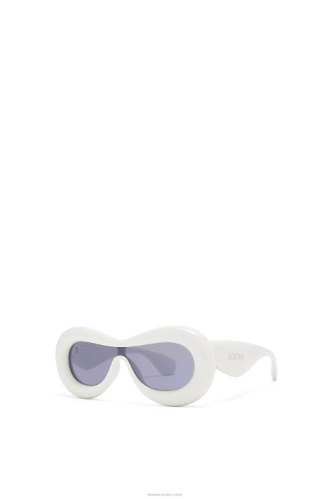 Loewe Inflated mask sunglasses in nylon 688V1499 Women Grey
