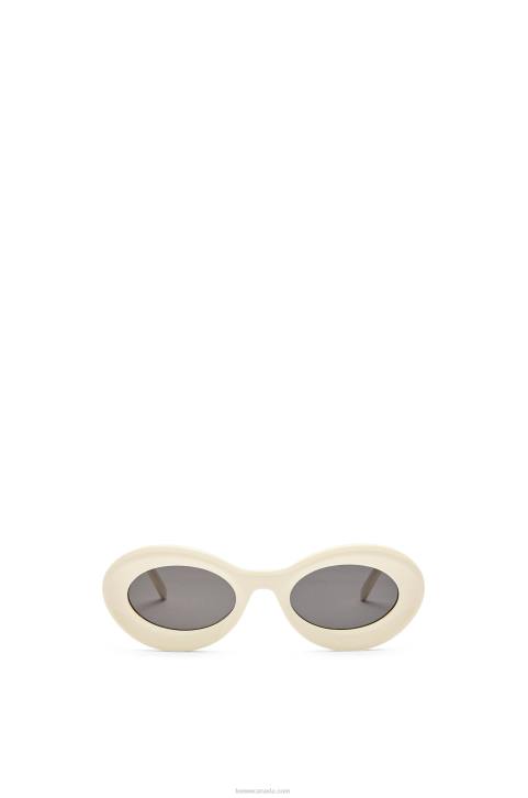 Loewe Loop sunglasses in acetate 688V1454 Women Cream