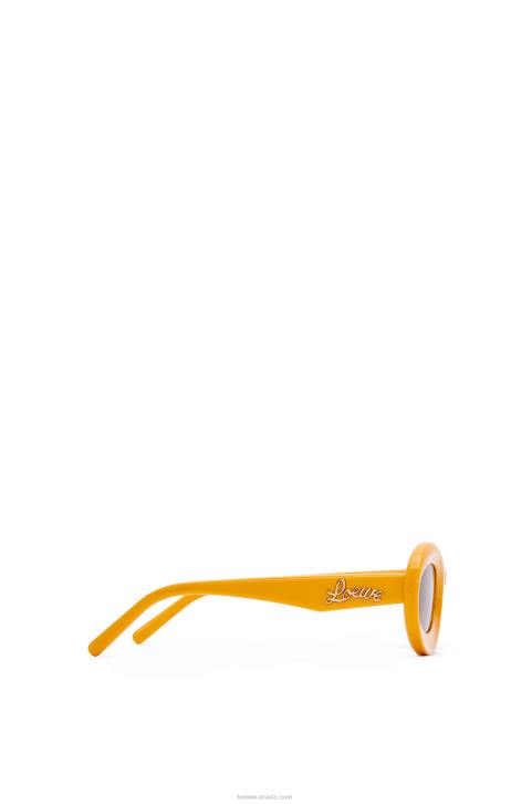 Loewe Loop sunglasses in acetate 688V1456 Women Earth Yellow