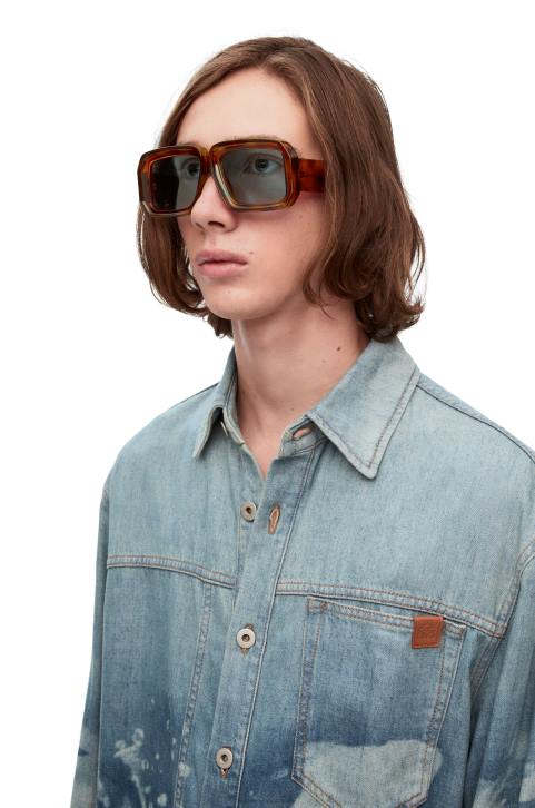 Loewe Paula\'s Ibiza dive in mask sunglasses 688V1472 Women Light Havana