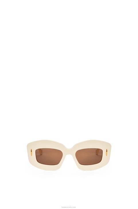 Loewe Screen sunglasses in acetate 688V1427 Women Ivory