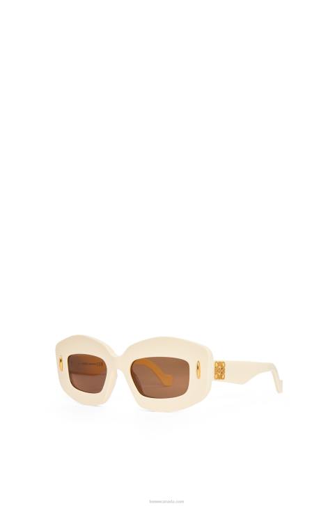 Loewe Screen sunglasses in acetate 688V1427 Women Ivory