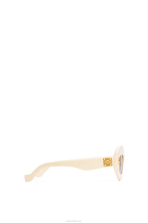 Loewe Screen sunglasses in acetate 688V1427 Women Ivory