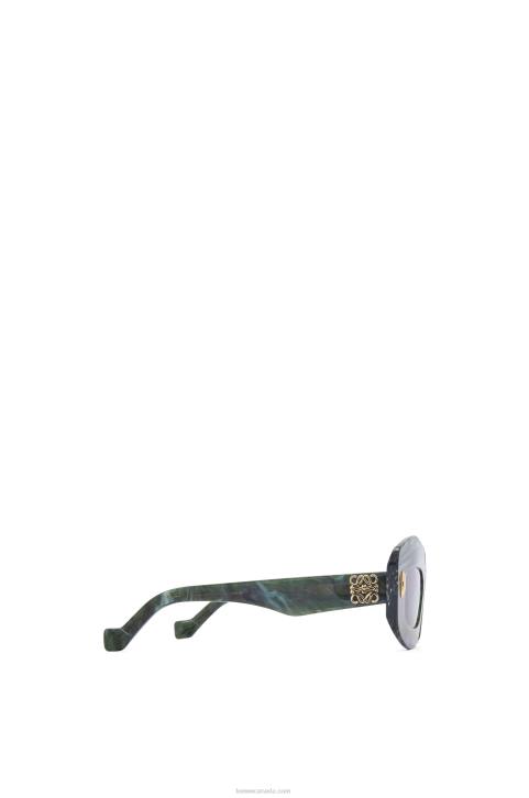 Loewe Screen sunglasses in acetate 688V1431 Women Marble Green