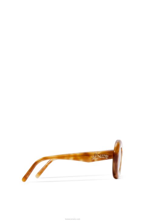 Loewe Wing sunglasses in acetate 688V1433 Women Light Havana