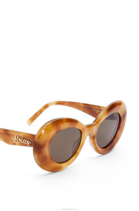 Loewe Wing sunglasses in acetate 688V1433 Women Light Havana
