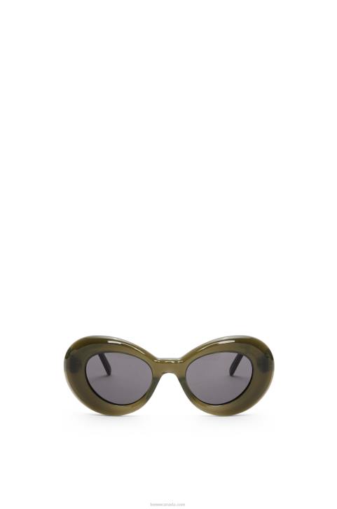Loewe Wing sunglasses in acetate 688V1435 Women Water Green