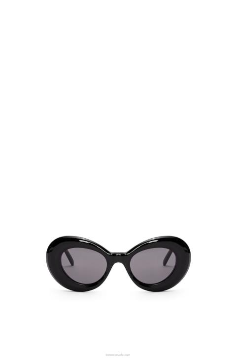 Loewe Wing sunglasses in acetate 688V1436 Women Black