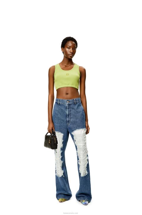 Loewe Amazona 16 Square bag in nappa calfskin 688V140 Women Black