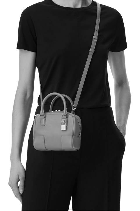 Loewe Amazona 16 Square bag in nappa calfskin 688V140 Women Black