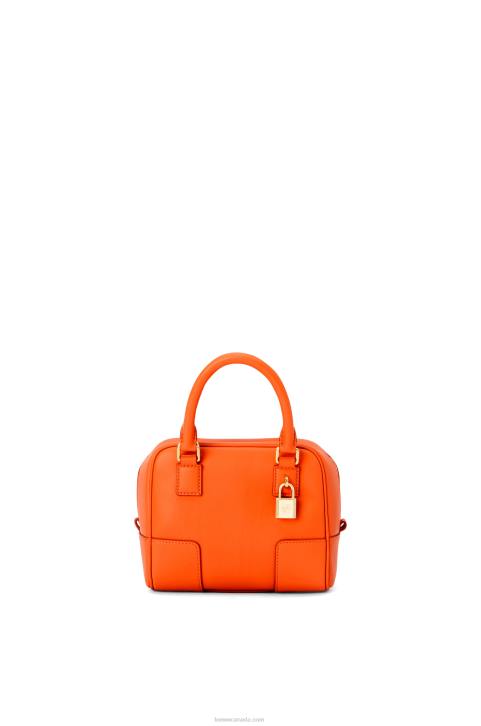 Loewe Amazona 16 Square bag in nappa calfskin 688V145 Women Orange