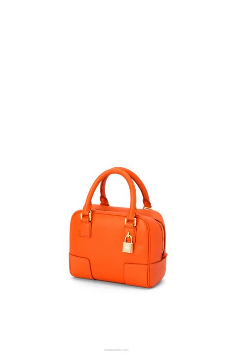 Loewe Amazona 16 Square bag in nappa calfskin 688V145 Women Orange