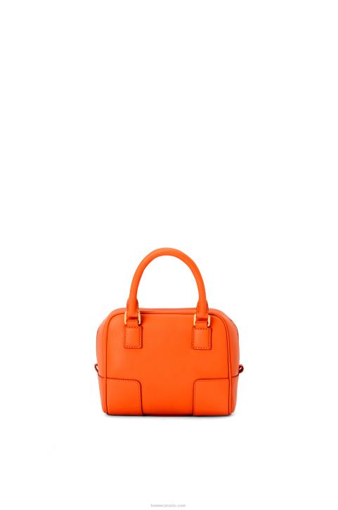 Loewe Amazona 16 Square bag in nappa calfskin 688V145 Women Orange