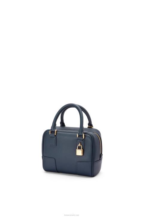 Loewe Amazona 16 Square bag in nappa calfskin 688V158 Women Onyx Blue