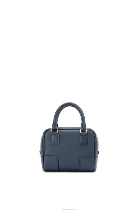 Loewe Amazona 16 Square bag in nappa calfskin 688V158 Women Onyx Blue