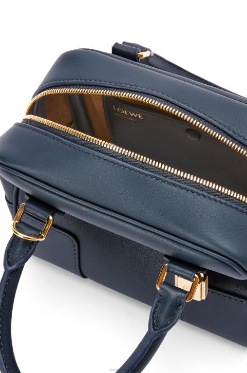 Loewe Amazona 16 Square bag in nappa calfskin 688V158 Women Onyx Blue